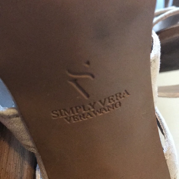 Nude Lace Up Heels - Picture 9 of 9